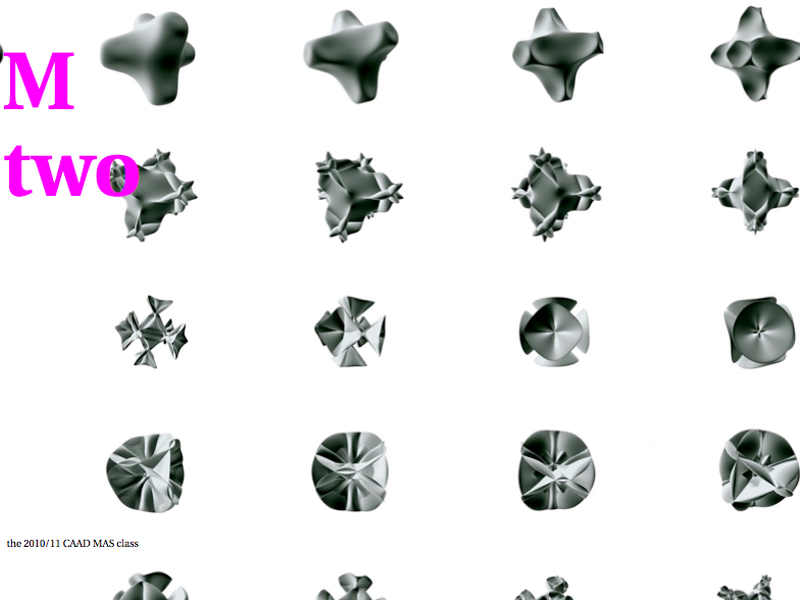 M Two: Any Form, Intro to Processing